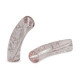Acrylic Tube bead 33x8mm crackled Grey-beige